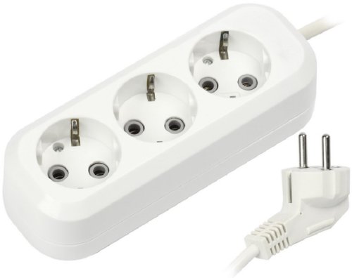 Удлинитель с заземлением Smartbuy 3х3,0м 16А 3500Вт белый фото Удлинитель с заземлением Smartbuy 3х3,0м 16А 3500Вт белый картинка